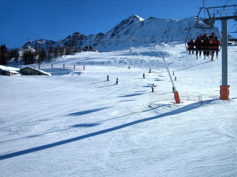 Pistes au-dessus de Peisey-Vallandry